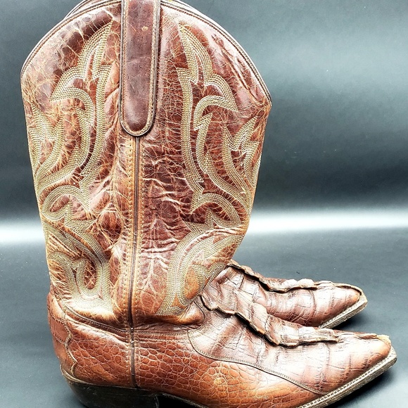 Caborca Other - Caborca Mens Leather Western Boots Brown Size 10.5